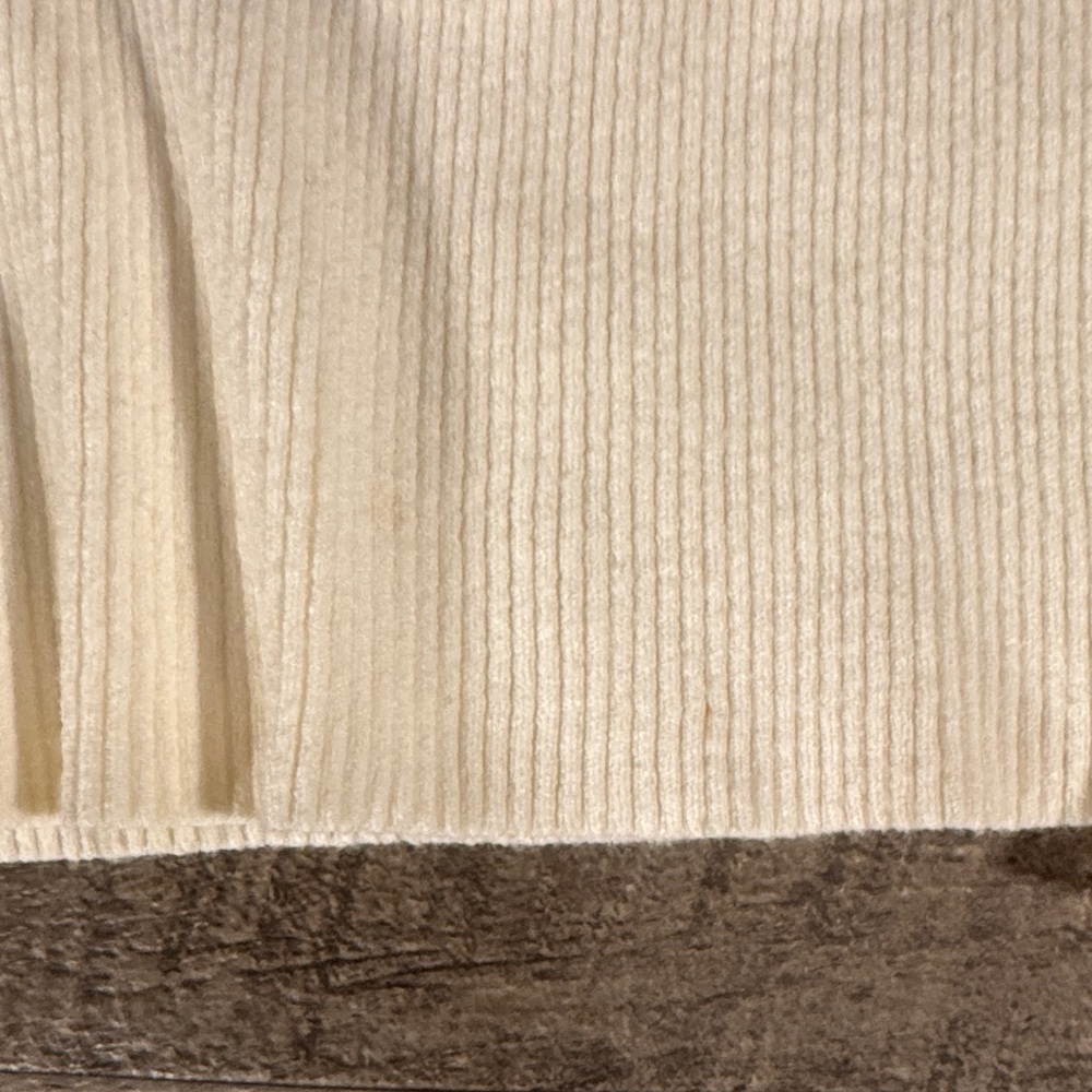 The Limited Ivory Ribbed Knit Top - Picture 5 of 9